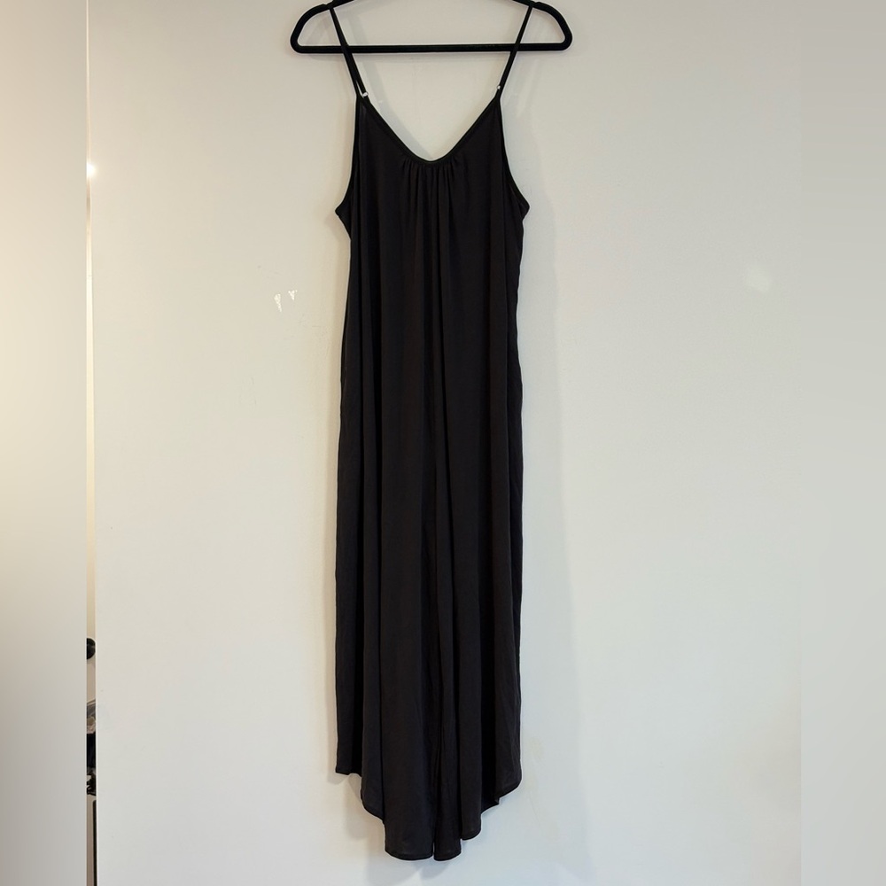 Flowy Black Romper/Overalls